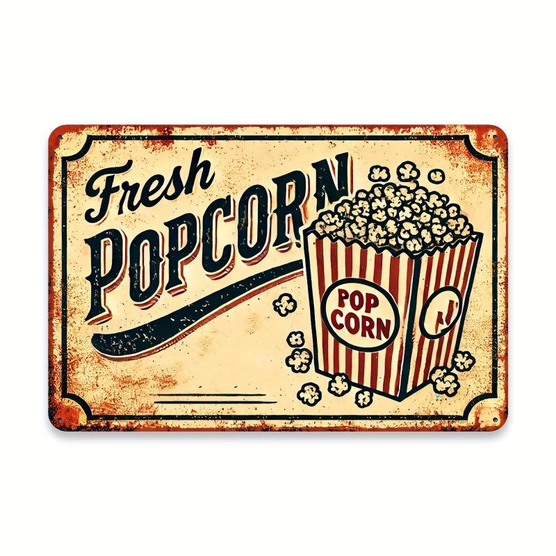 2D Flat Classic Retro Style Iron Wall Art Sign with Reinforced Durable Construction and Protective Coating