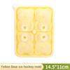 4 Grid Silicone Ice Cream Maker Mold Create Cute Teddy Bear Shape Ice Block Mold With Lid Summer Household Kitchen Accessories