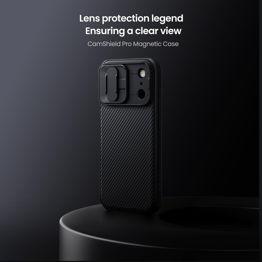 NILLKIN for iPhone 17 Pro Max Air Phone Case CamShield Pro Magnetic Case Camera Protection Slide Cover