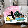 1pc Pingu3 Blanket, Gift, for Men and Women, Soft Blanket, Good for Sofa Bed Couch Travel, Lightweight Flannel Blanket
