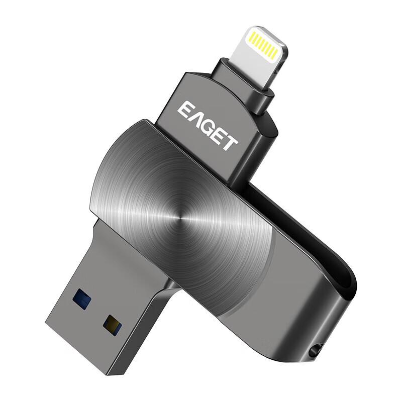 EAGET I66Plus Dual-Port USB 3.0 Lightning Flash Drive