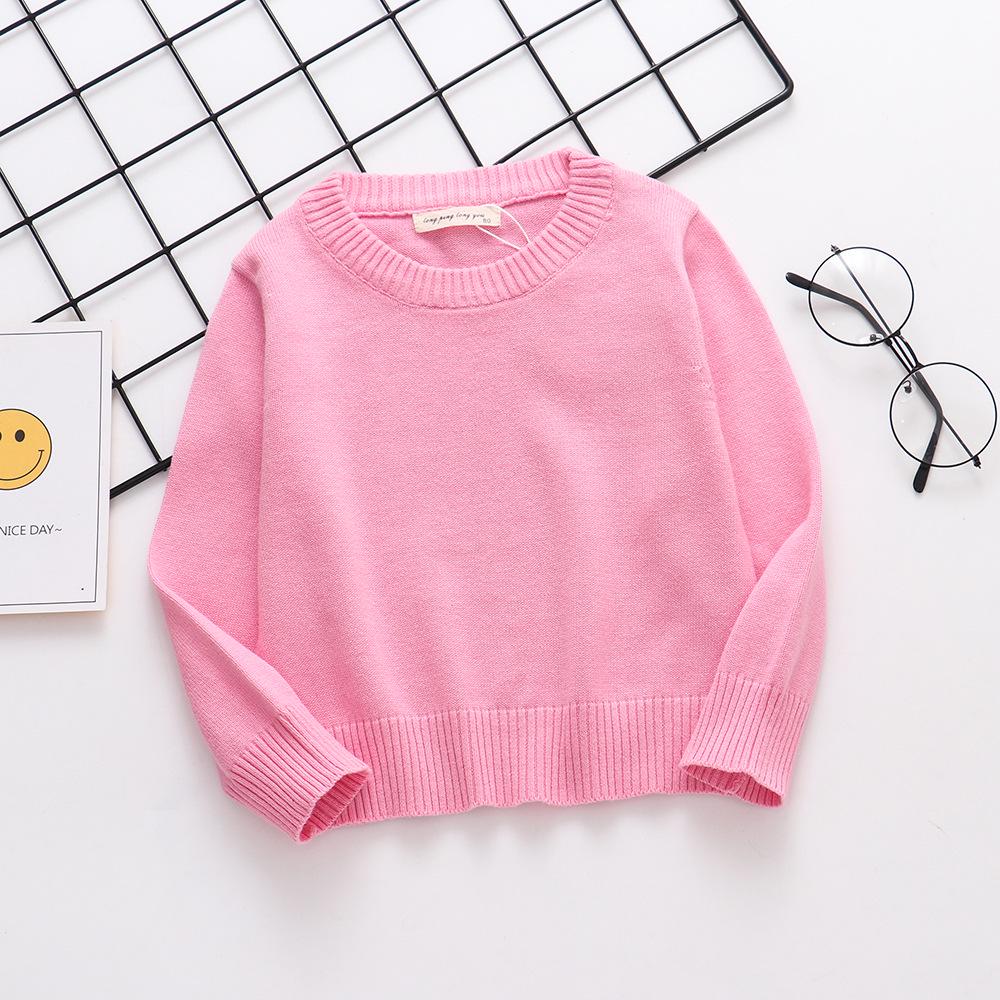 2022 New Arrival Korean Style Unisex Children's Pure Cotton Warm Knit Sweater