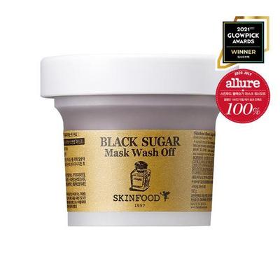SKINFOOD Schwarze Zuckermaske zum Abwaschen, 120 g