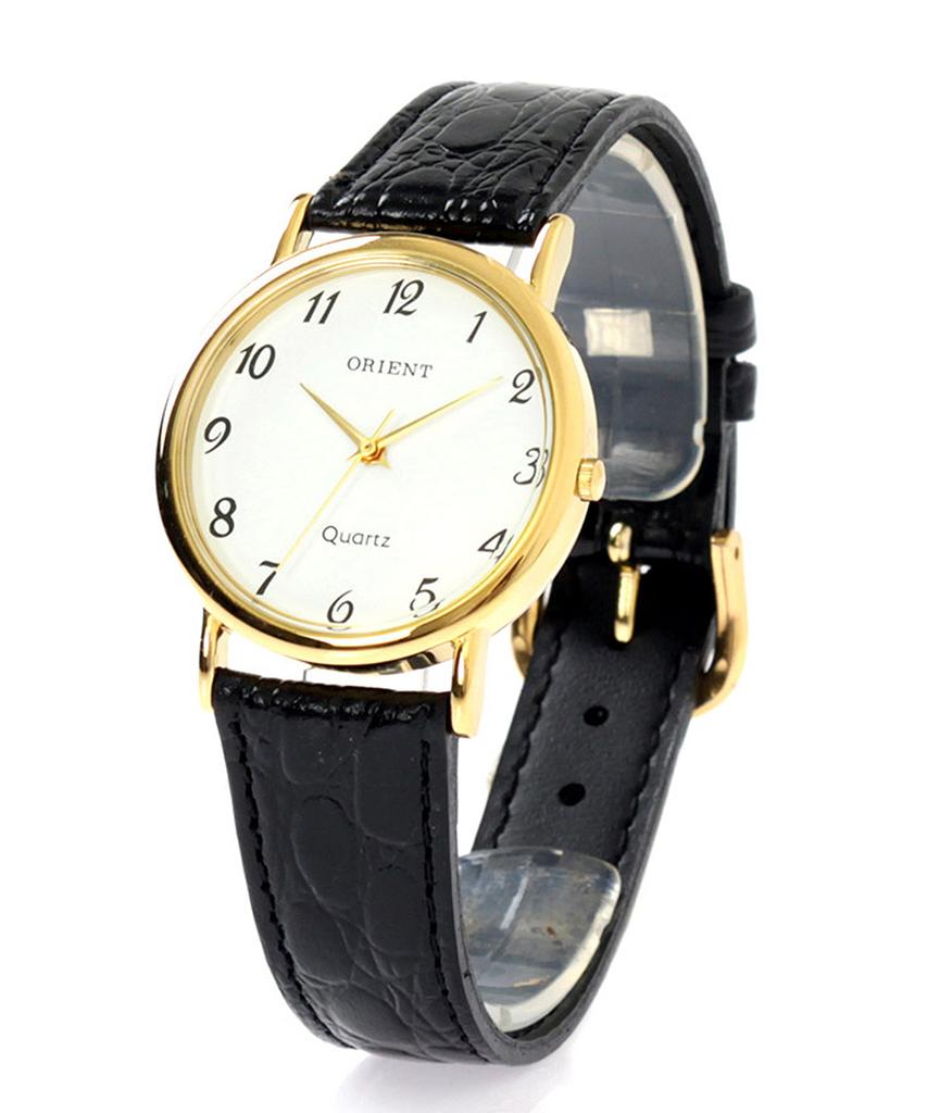 Olienteu Korean-Made Men'S Leather Band Wristwatch Ss658_Wh_Ar