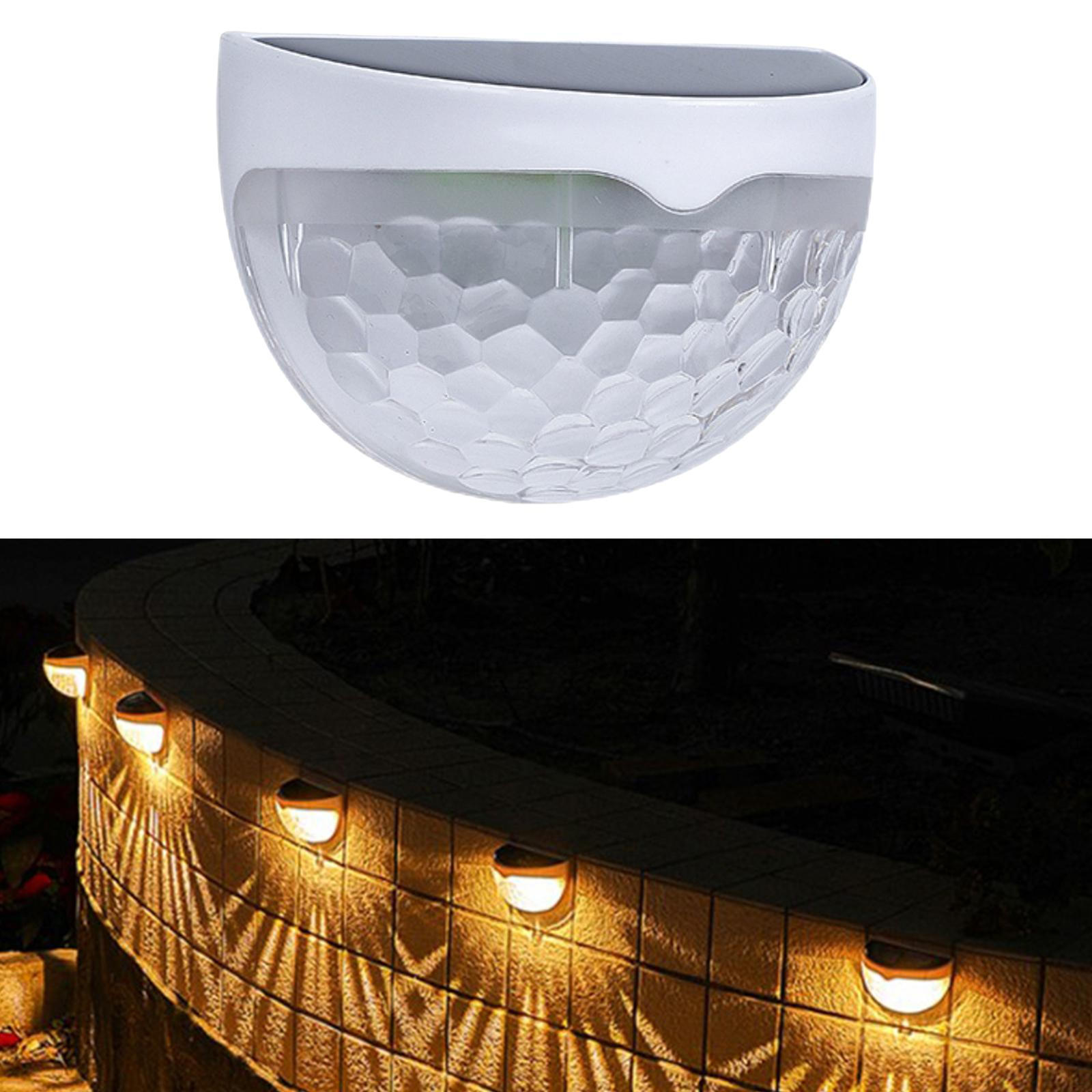 

Outdoor Metal Lights, Fence Lights Decor for Steps Stairs Wall Walkway Garden Fences Pathway, 1 Warm Light