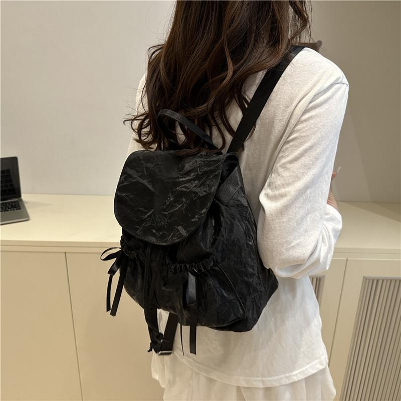 Schoolbag Fashion Bow Backpack College Student Class Bag Women's 1011 Summer New Large Capacity Backpack Wholesale