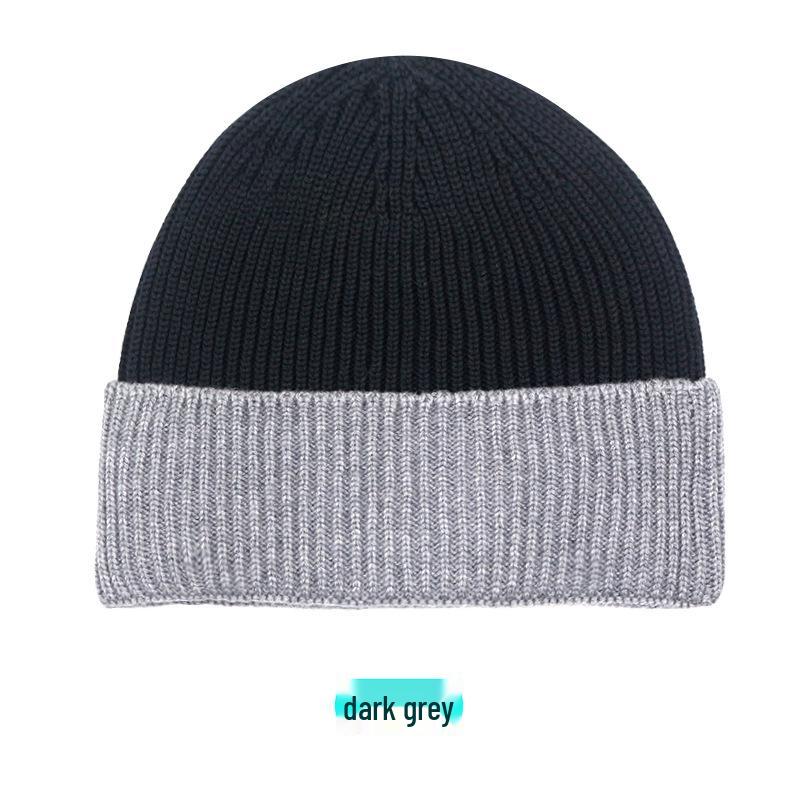 Children's Wool Blend Knitted Hat: Warm Ear-Protecting Beanie for Autumn and Winter, Cute and Versatile Parent-Child Design.