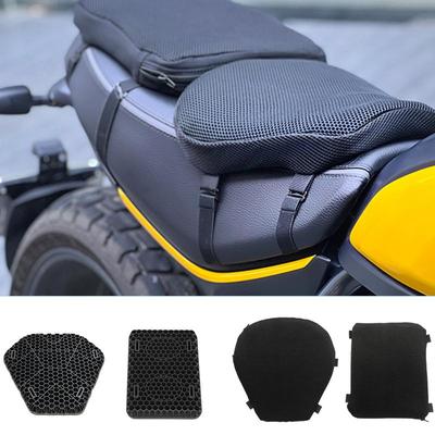 Pohodlná tlumicí podložka na sedlo motocyklu 3D voštinová struktura polštář prodyšná podložka na sedlo zbavení se cyklistických doplňků