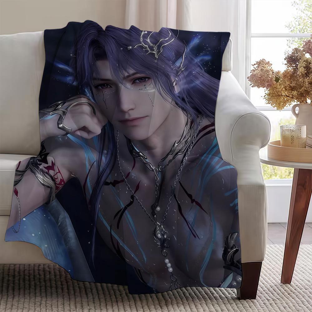 D-Deepspace And Rafayel Blanket Throw Super Cosy Plush Living Room Sofa L-Love Couch Childish Birthday Gifts