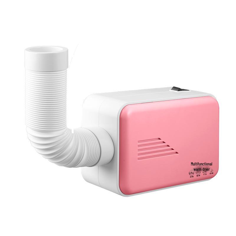 Compact Warm Air Dryer for Shoes, Clothes, and Dust Mite Removal - Ideal for Baby Rooms and Dorms