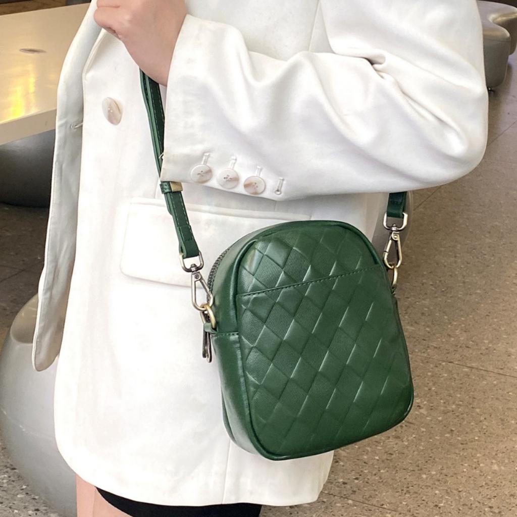 Rindsleder Nische Luxustasche Damentasche Handgriff Handtasche Schlichte Damen Handy Wechselhülle