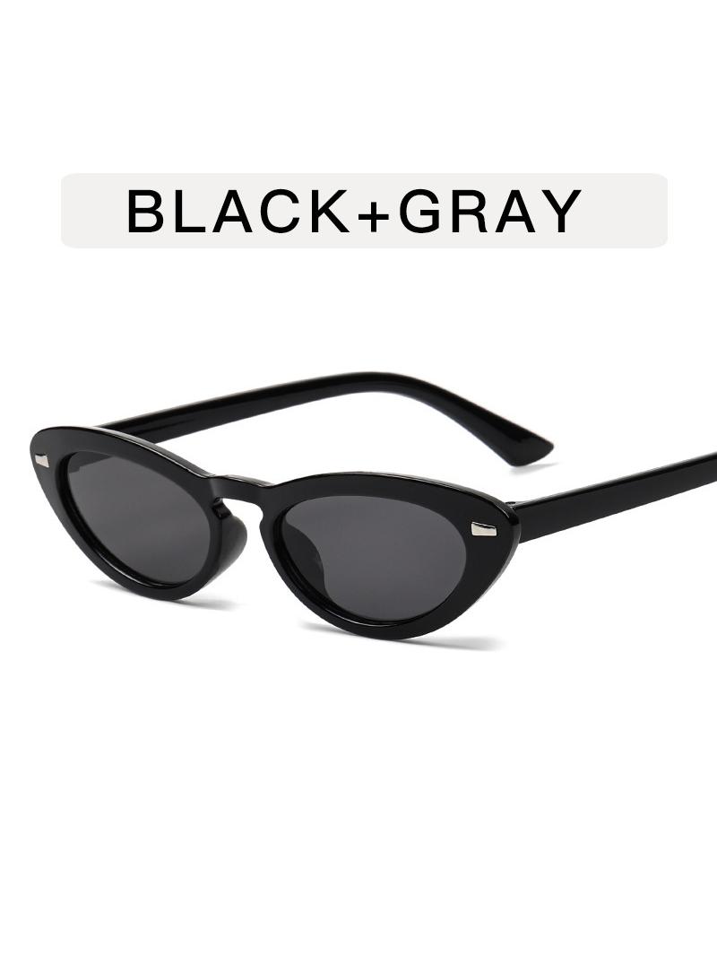

Narrow Oval Sunglasses Gold and Silver Frame Options Colorful Tinted Lenses Fashion Eyewear for All Genders KJ167