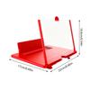 Screen Magnifier Desktop Amplifier 3D HD Cell Phone Magnifier for Seniors Video Watching Movie Night Home Travel Break Party