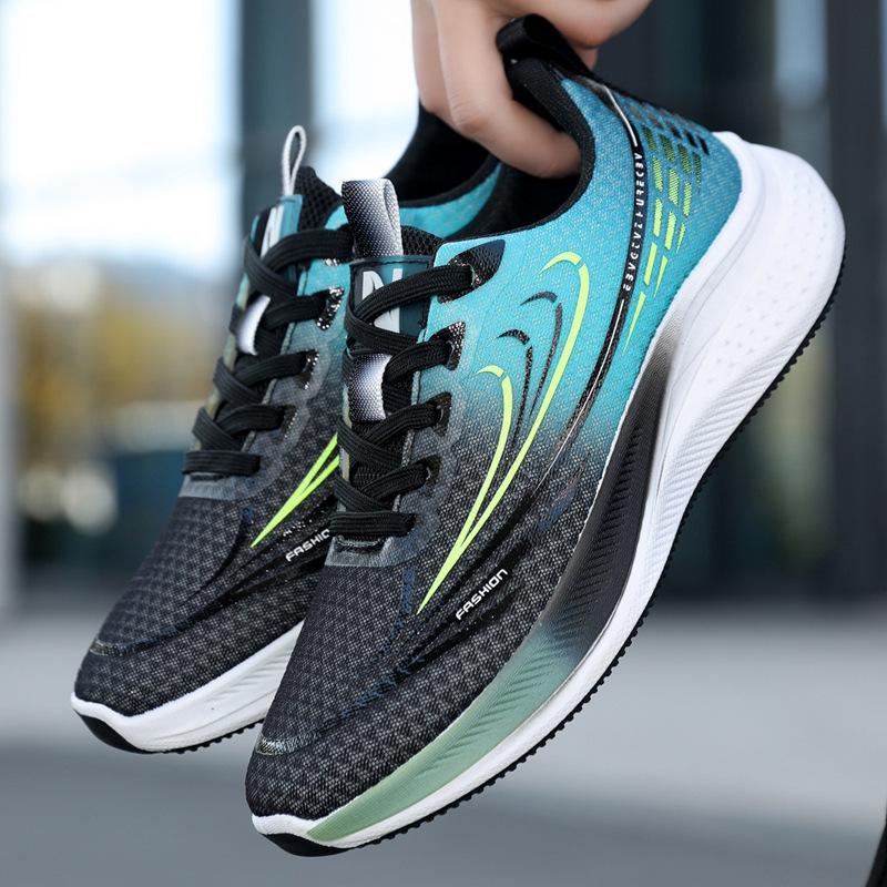 Sneakers Frühling Neu Jugend Täglich Outdoor Laufschuhe Mode Schnürung Atmungsaktiv Herrenschuhe