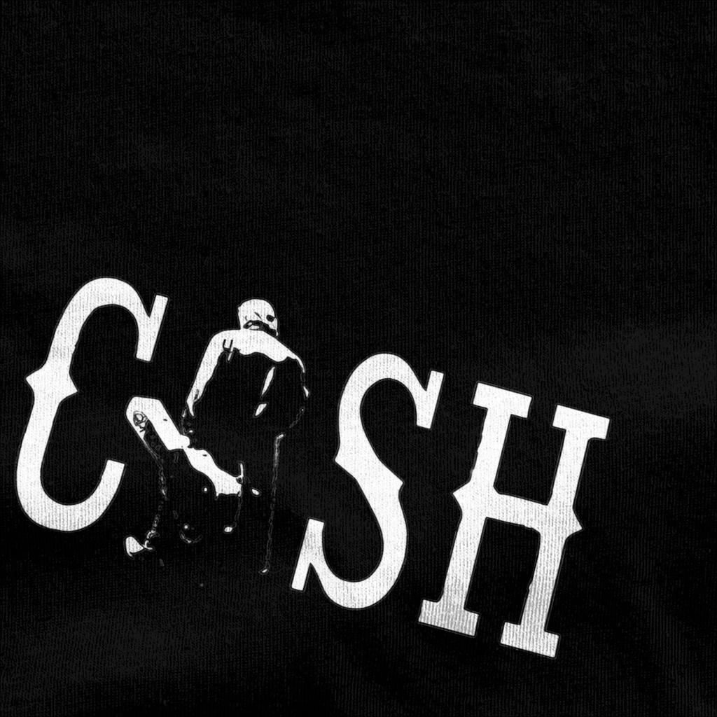 Vintage Johnny Cash Walking Outside Musician T Shirt for Men Women Cotton Tee Shirt Gift Idea Tops