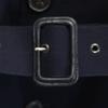 Mackintosh Made in Scotland wool blend Chester coat 36 Navy With belt Men's Used