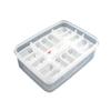 16 Grids Reptile Hatch Box Transparent Reptile Breeding Hatchery Turtles Egg Incubator Tray  Snake