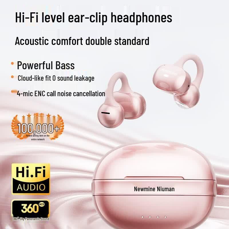 

Newman A50 Wireless Open-Ear Clip-On Headphones