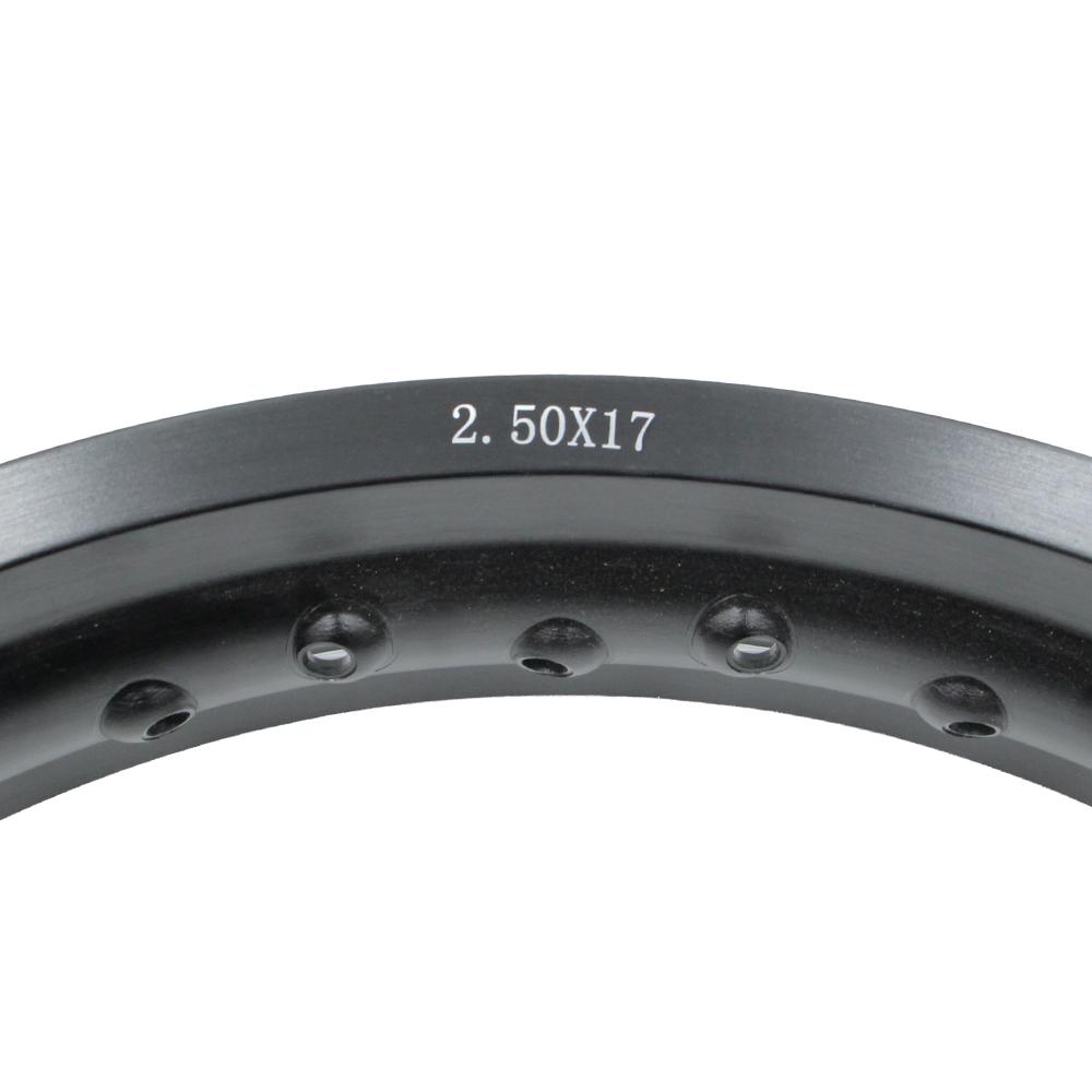 Motocross 17 Inch 1.60x17"/1.85x17"/2.15x17"/2.50x17"/3.00x17"/3.50x17" Aluminum Alloy Rims Motorcycle 32 Spokes Holes Wheel Hub