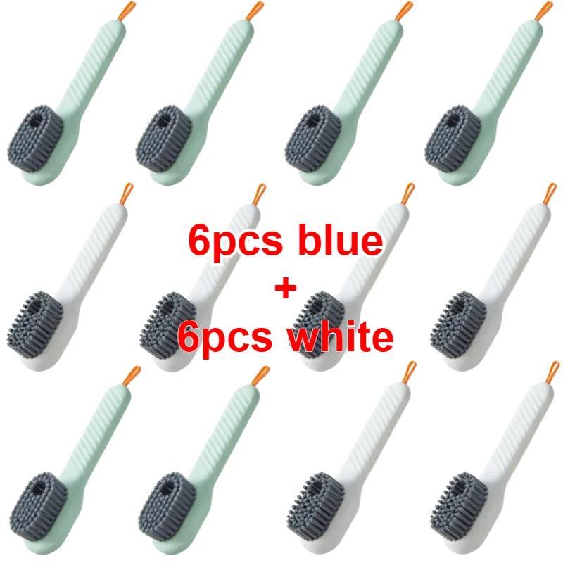 Multifunction Cleaning Shoe Brush Soft Automatic Liquid Shoe Brush Long Handle Liquid Clothes Brush Household Cleaning Tools