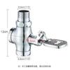Waterman Foot-Operated Toilet Flush Valve