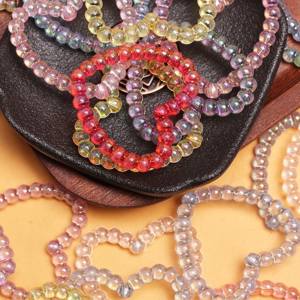 5 sztuk 39.6*36.8mm moda akrylowe Love Heart luźne koraliki na bransoletkę naszyjnik kolczyki dokonywanie DIY biżuteria akcesoria