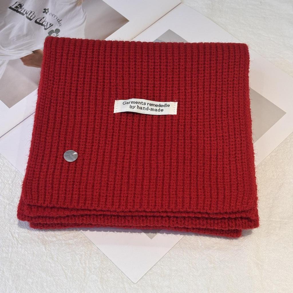 2025 Herbst/Winter Damen Vielseitiger Wollstrickschal - Weich, Warm und Stilvoll Hochwertiger Nackenwärmer