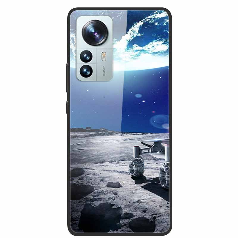 For Redmi Note 12S Case Tempered Glass Hard Back Cover for Xiaomi Redmi Note 12 Note12 Pro 4G 5G Phone Cases Note12S 12 S 12Pro