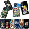 Cartoon Zoro One Sanji Pieces Luffy Handyhülle für Apple iPhone 16 15 14 Plus 13 12 Mini 17 Pro Max + ProMax 16E Air Case