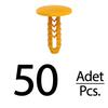 Upholstery Clips - 50 Pieces for Alfa Romeo 147, Fiat Grande Punto
