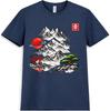 Japanese Landscape T Shirt Mountain Sakura Bonsai Art Graphic Tee