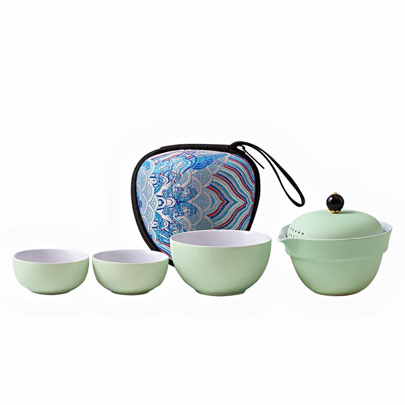 Portable Ceramic Travel Tea Set