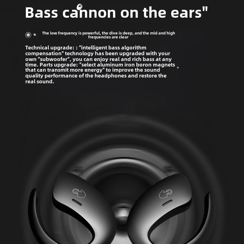 OWS Open Wireless Bluetooth Headset TWS Bone Conduction Running Without Ear