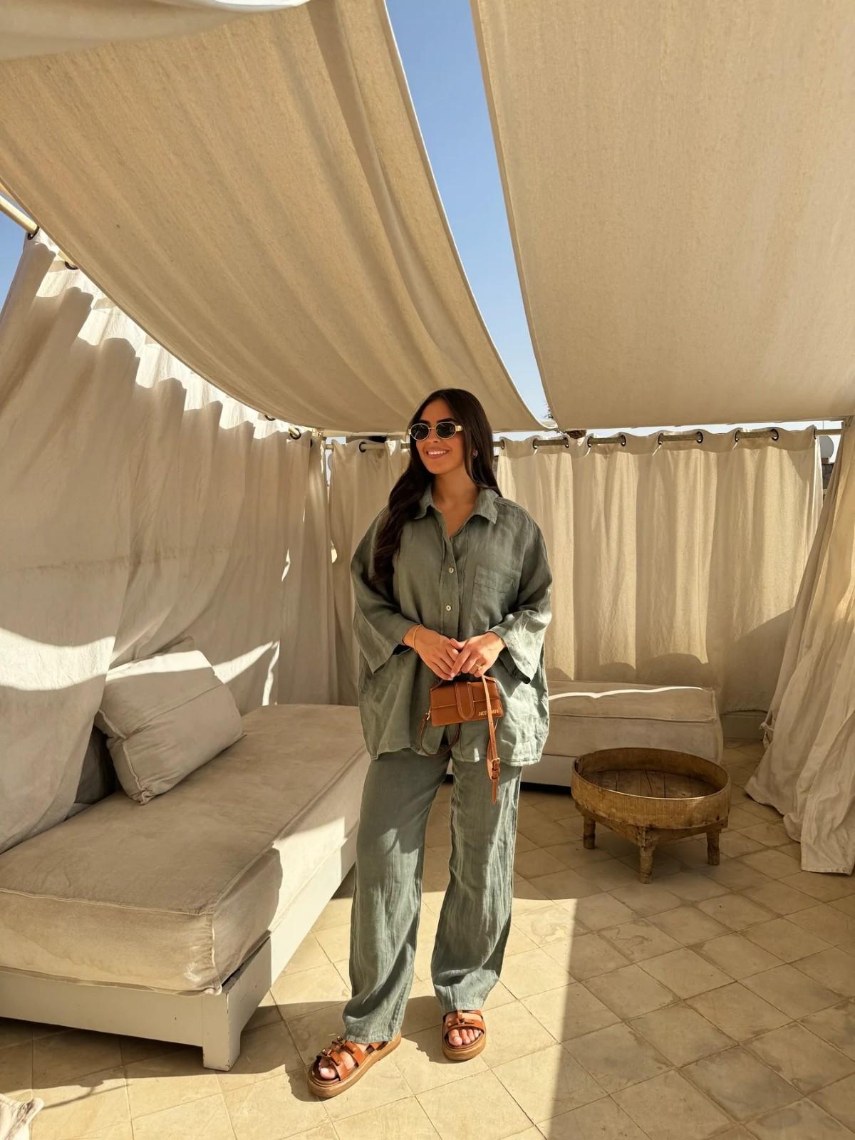 

Women s 2 Piece Outfits For Women Oversized Striped Sweaters Sets L чорний