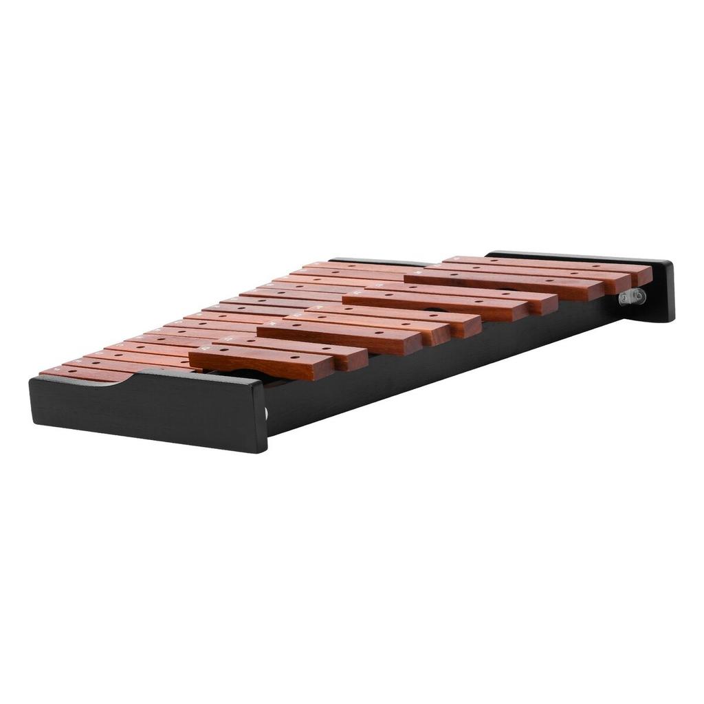 Glockenspiel Xylophone, 25 Notes, Wooden Professional Xylophone Percussion Instrument, with 4 Mallets, Carrying Bag, Beginner Glockenspiel Musical