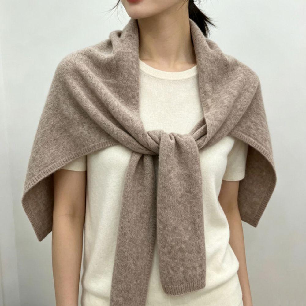 Cloak Knitted Neck Wrap Cape Large Wraps Elegant Large Scarves Scarf Accessories