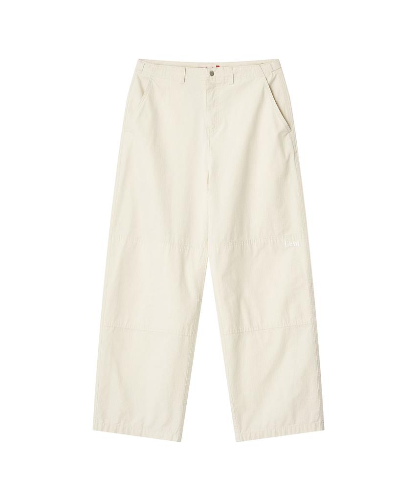 Iuteu Ripstop Knee Cut Work Pants / Ivory