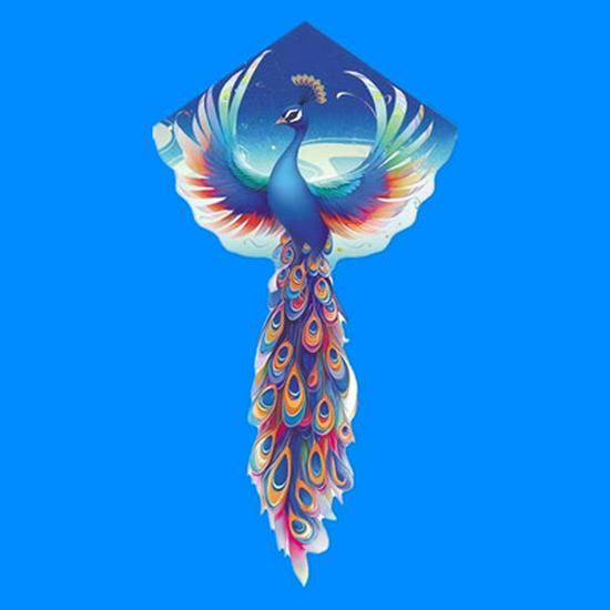 Peacock & Phoenix Easy-Fly Kite - Children’s Outdoor Toy