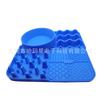 Silicone Pet Licking Mat Slow Feeder Bowl Cats Dogs Non-Slip Food Pad With Multiple Sizes Colors