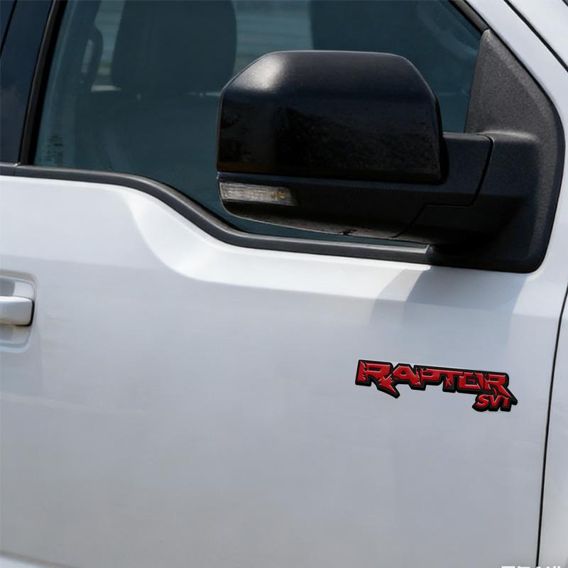 3D Metal R-APTO-R SVT Car Body Sticker For F-or-d F-ocu-s Winged Tiger, M-ustan-g R-aptor Modification Accessories