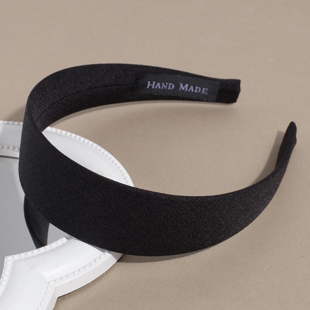 

Wide edge satin headband plastic candy colored fashionable women s face wash headband hair accessory