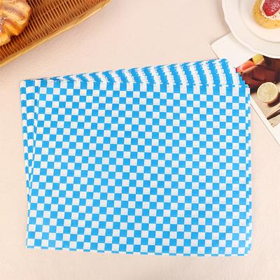 10 Stück wasserdichtes Lebensmittelverpackungspapier für Sandwiches, Hamburger, Pergamentpapier, bedrucktes Wachspapier, öldichtes Einwegpapier