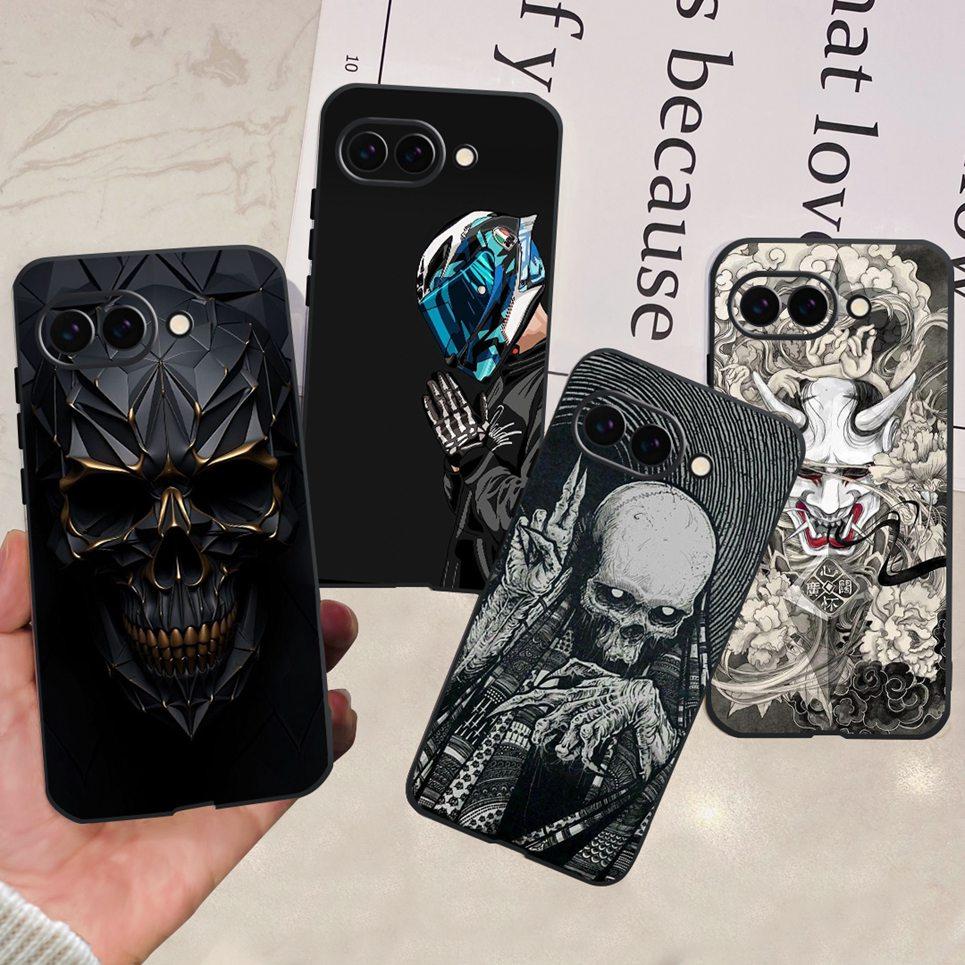 For Google Pixel 9a 9 Pro Phone Case Cool Cartoon Cat Painting Soft Slim Clear TPU Rubber Silicone Back Cover For Google 9 9Pro