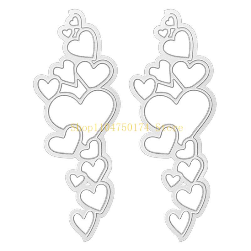 Heart Lace Border Metal Die Cuts DIY Scrapbooking Decor Heart Lace Cutting Dies top sale China Mainland