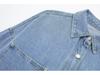 2025 Autumn European American Style Denim Shirt Jacket