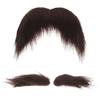 Black Fake Mustache Eyebrows Set Self Adhesive Men Costume Accessory Stick On Beard Prop Hair Cosplay Costumes Accessories Old