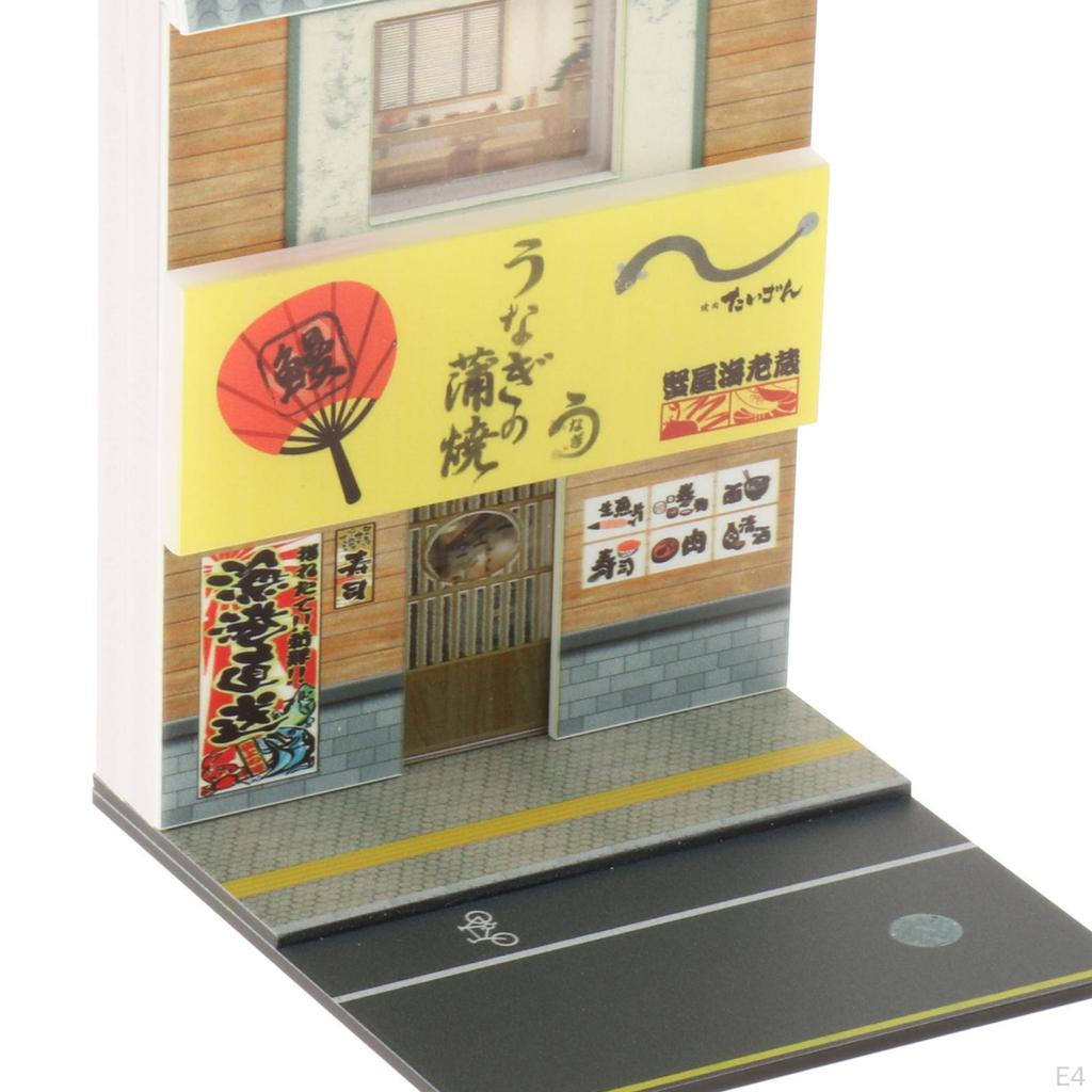 1/64 Landscape Diorama Parking Lot Model for Car Display Miniature Japanese