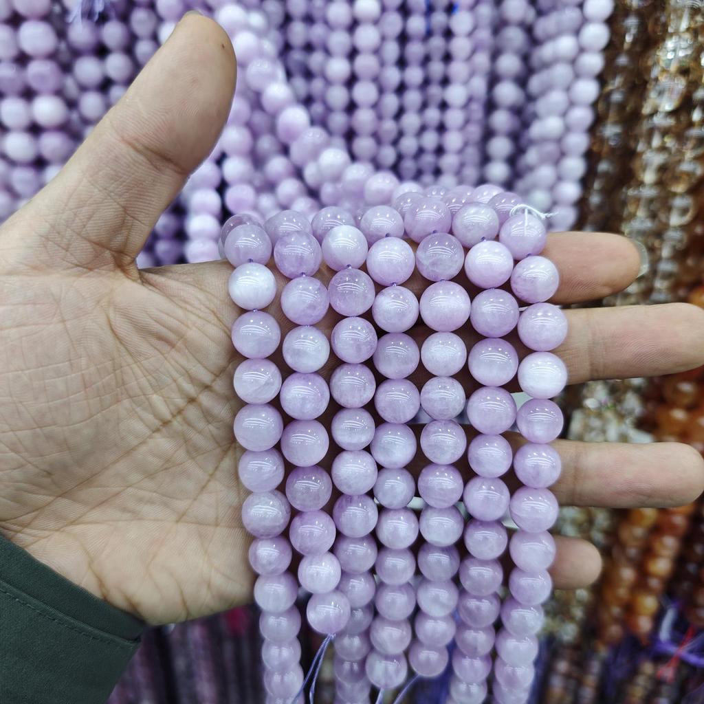 Purple Series Amethyst & Super Seven Crystal Beads: Round, Natural Stone, DIY Jewelry Accessories