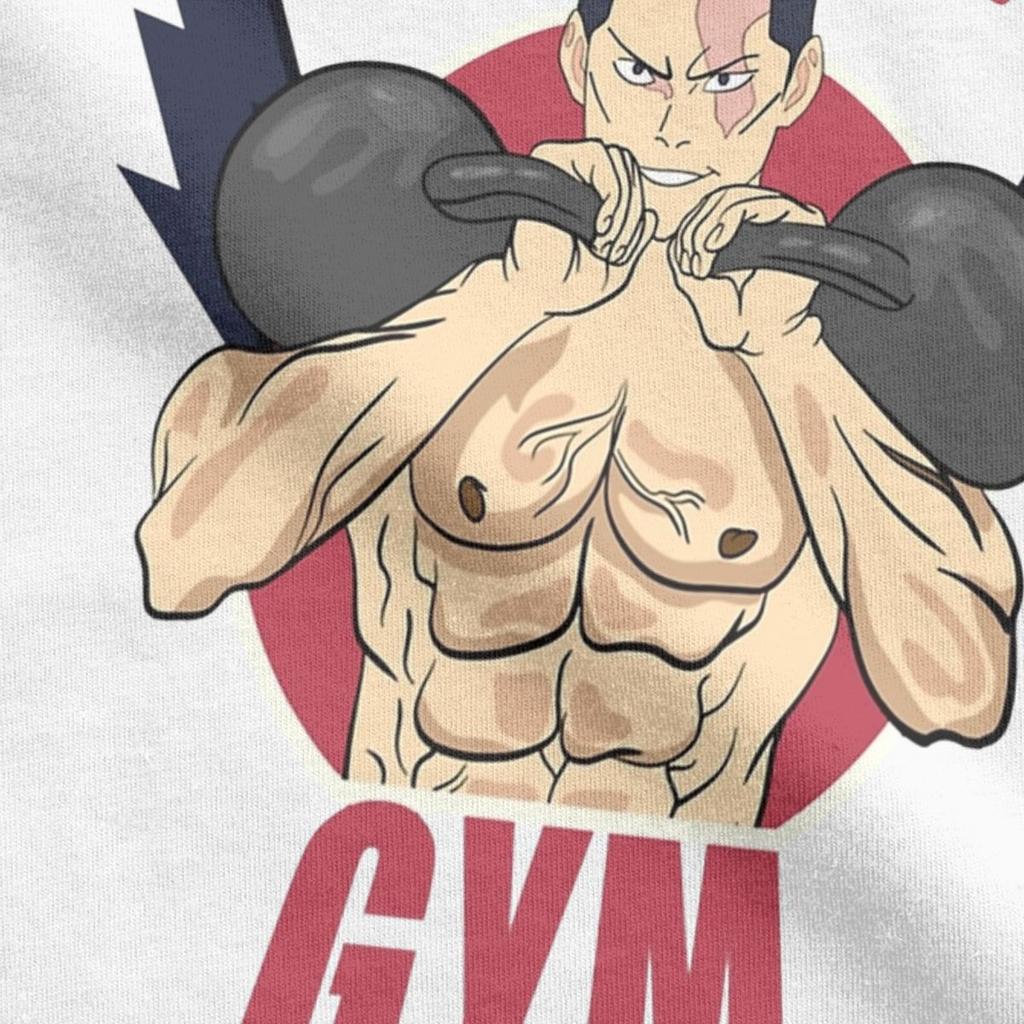 Męskie Koszulki Besto Friendo Siłownia JJK Todo Nowość Bawełniana Koszulka Krótki Rękaw Anime Koszulki Okrągły Dekolt Topy Duży Rozmiar