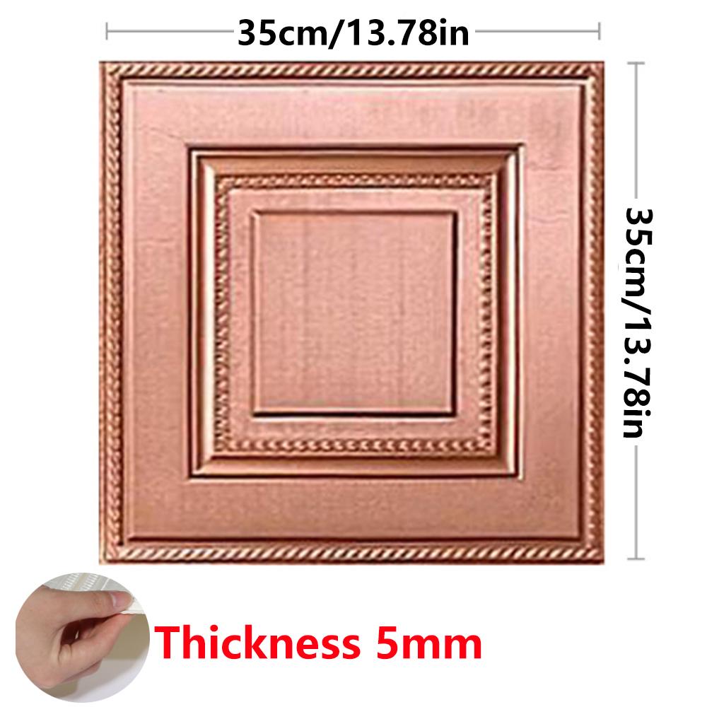 Waterproof Wall Stickers Decoration Adhesive Kitchen Decorations 3d Panel Wall Sticker Wallpaper Living Room Sheet Paper Self